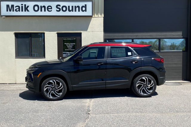 2025 Chevrolet Trailblazer with professional window tint in North Bay